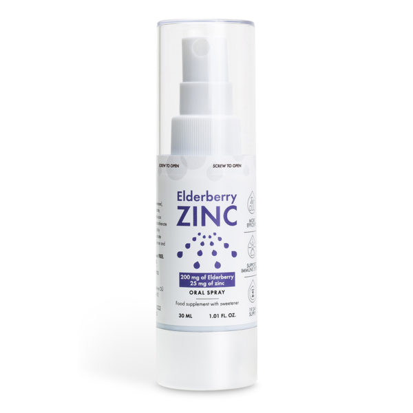 tsink ja leedrimari spreivitamiin - zinc elderberry spray vitamin