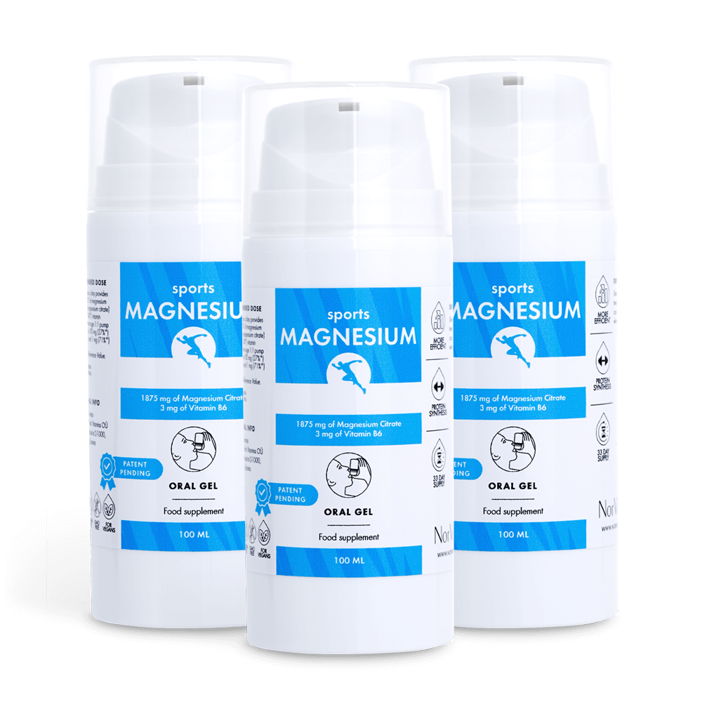 NorVita Spordi Magneesium geel 3x100ml toodete komplekt