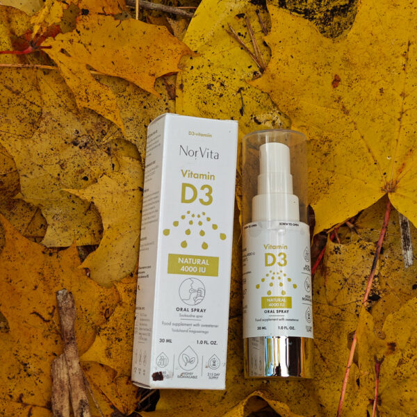 D3 NATURAL 4000IU naturaalne spreivitamiin sügisel