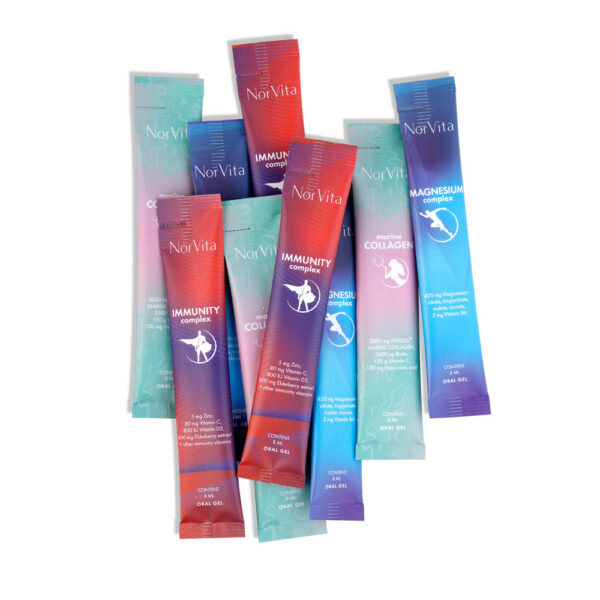 Immuunsusvitamiin, Magneesium, Kollageen geel pakendid