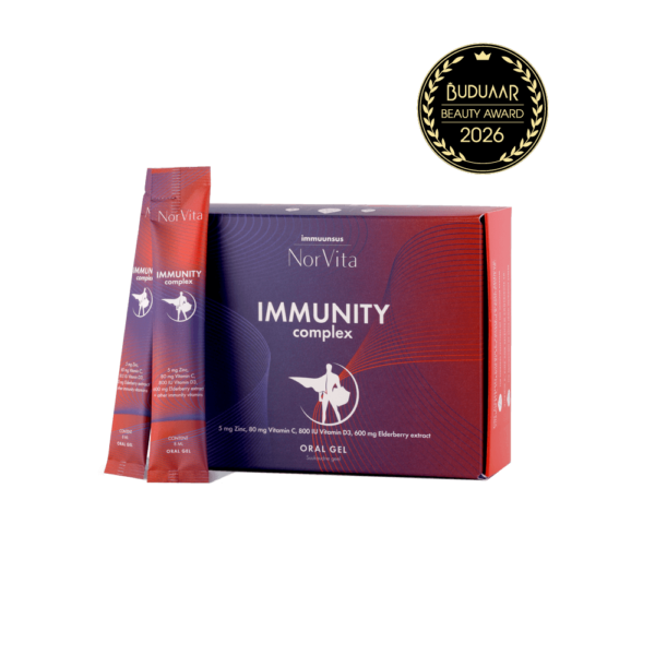 NorVita Immuunsus geelvitamiin buduaar ilulemmik 2026 märgisega