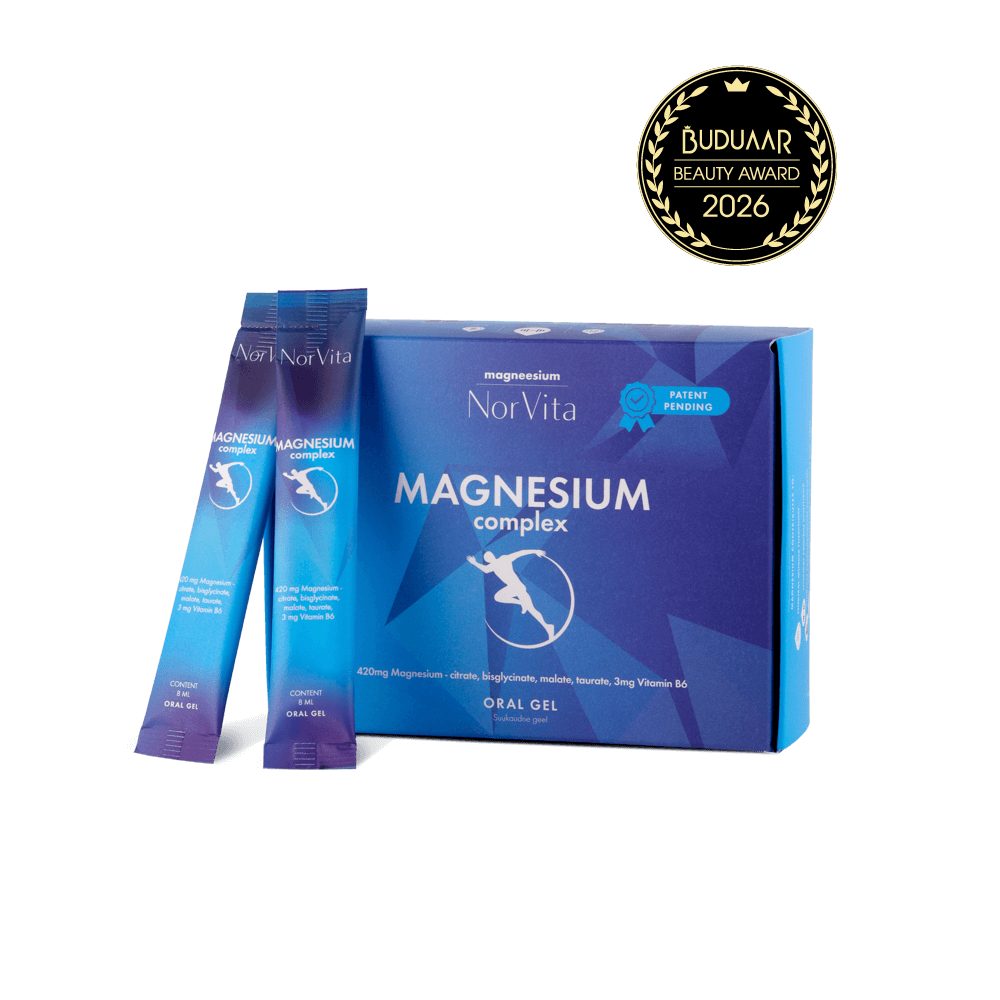 NorVita magneesium geelvitamiin buduaar ilulemmik 2026 märgisega