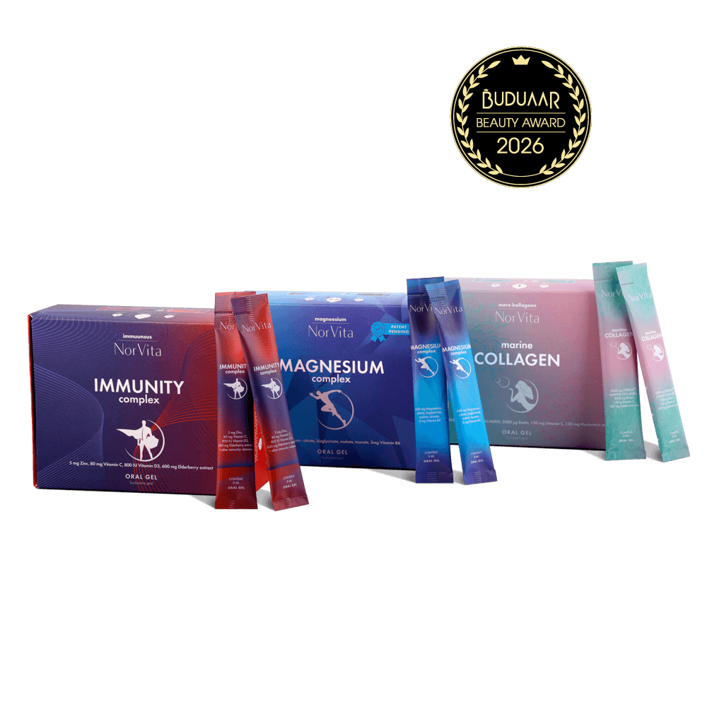 NorVita stick komplekt geen geel Buduaar ilulemmik 2026 NorVita komplekt geelvitamiin buduaar ilulemmik 2026 märgisega