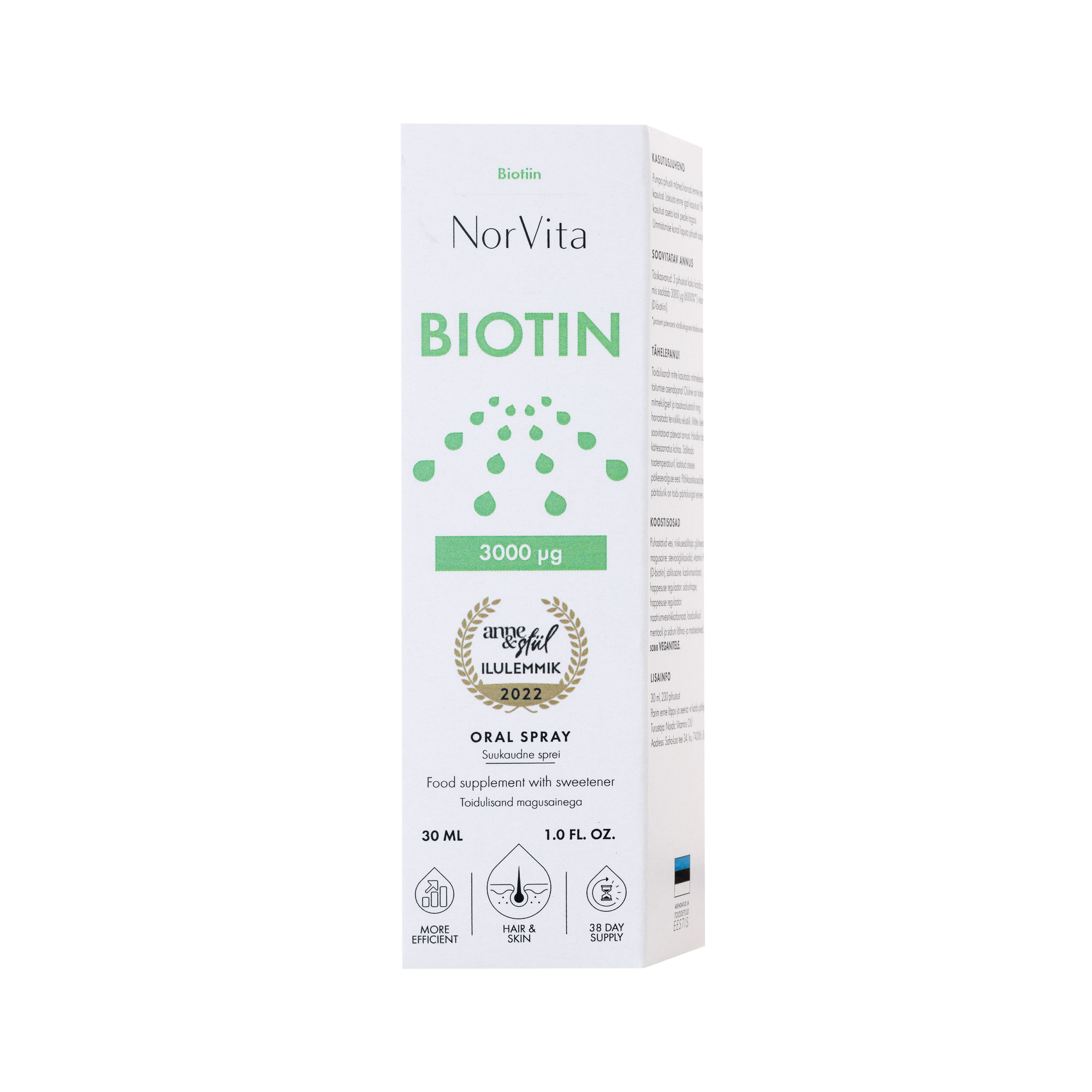 biotiin noorusliku naha saladus