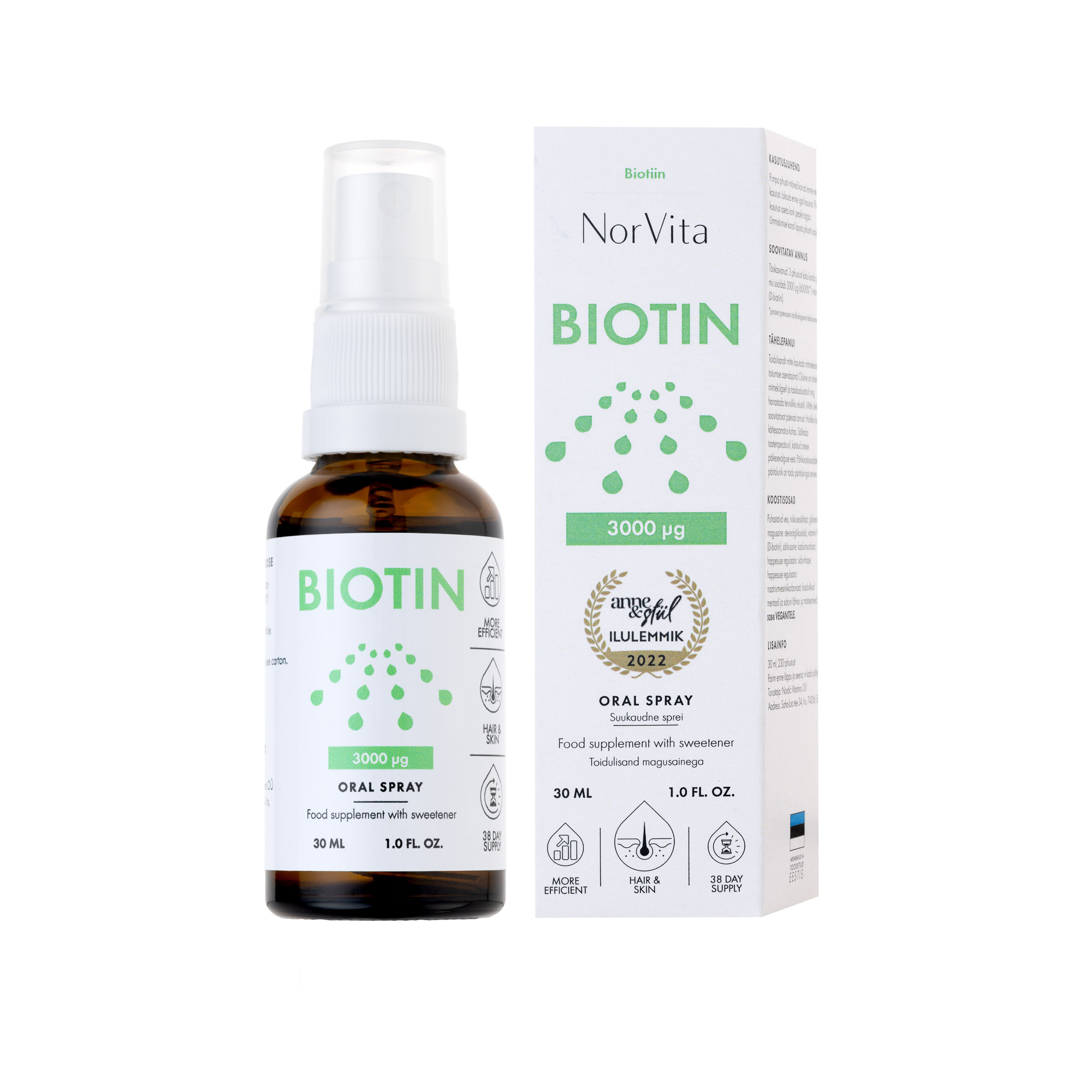 biotiin noorusliku naha saladus