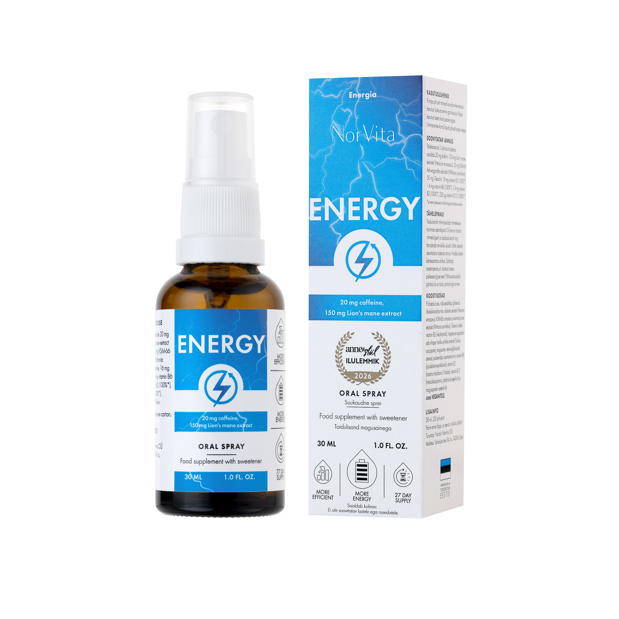 Lion’s mane energy vitamiin