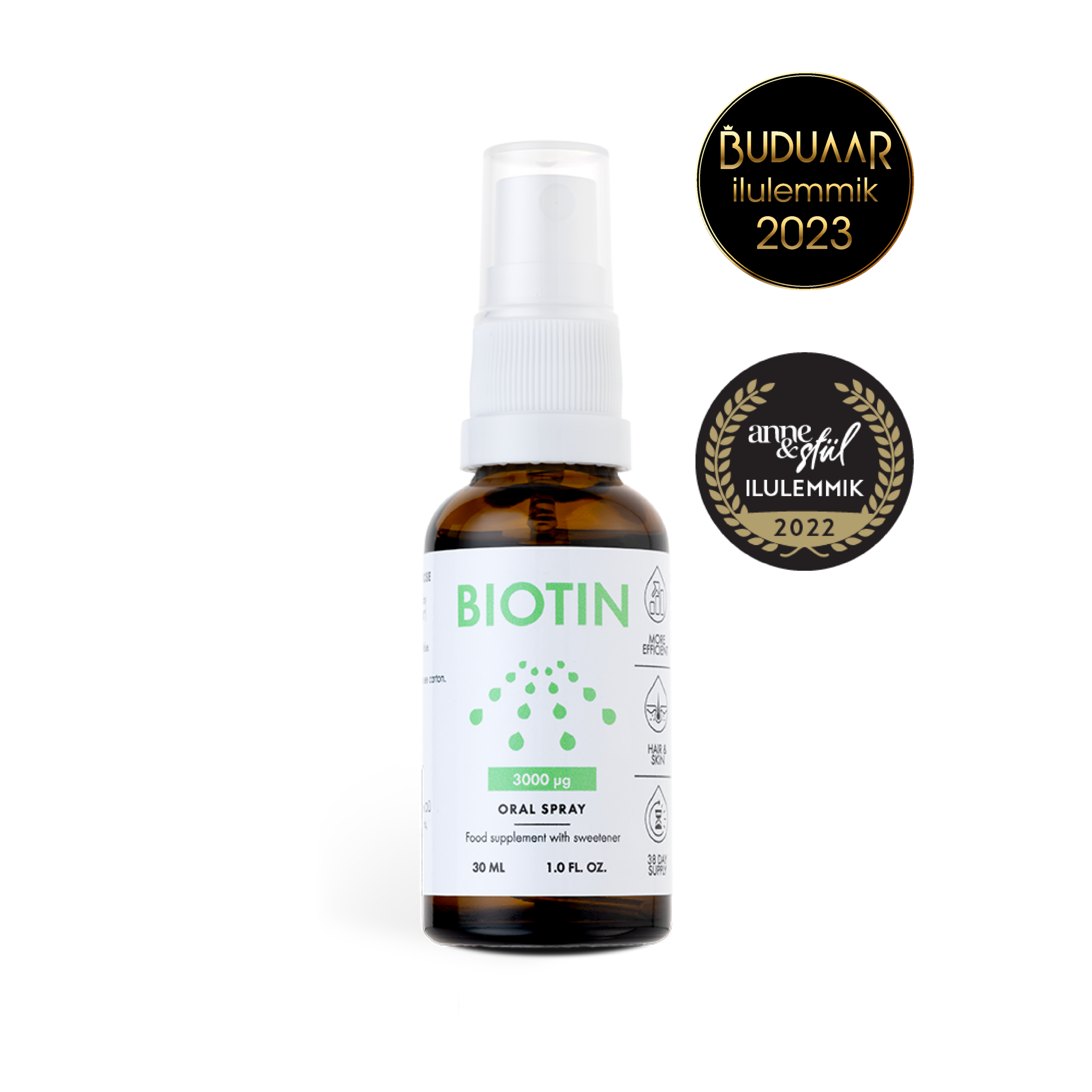 NorVita biotiin sprei Anne ja Stiil Buduaar ilulemmik